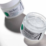 Two FAB Skincare No.4 Rejuvanate & Restore Collagen Masks, One is Closed, One has the Lid off